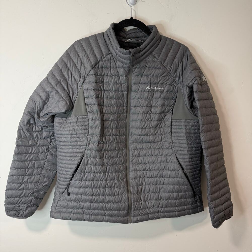 Eddie Bauer Women's Stormdown 800 Puffer Coat Jacket Gray XXL First Ascent‎